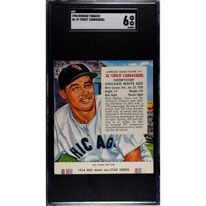 Vintage 1954 Redman Tobacco Chico Carrasquel